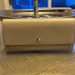 Kate Spade Beige Leather Wallet